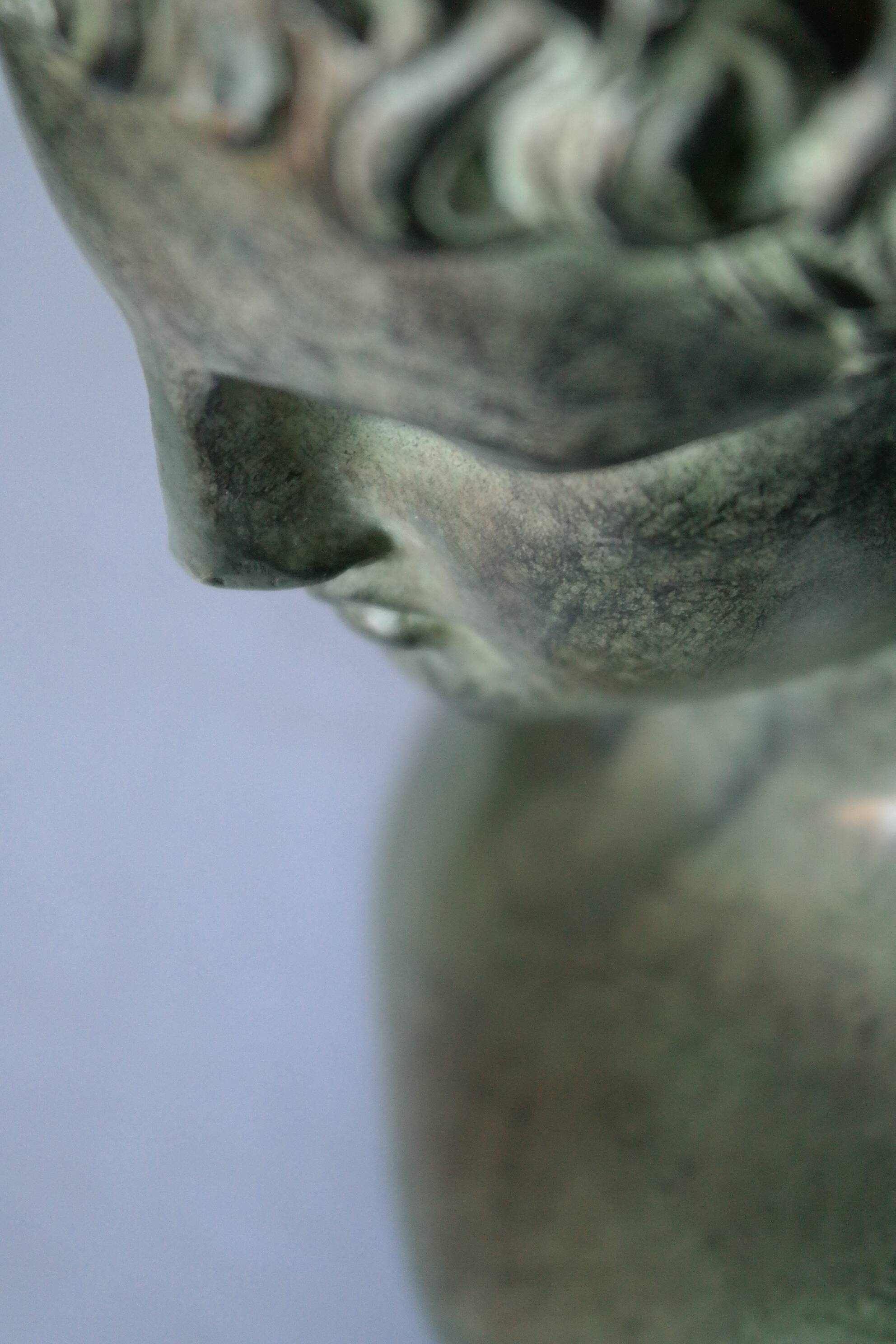 Greek marathon boy bust