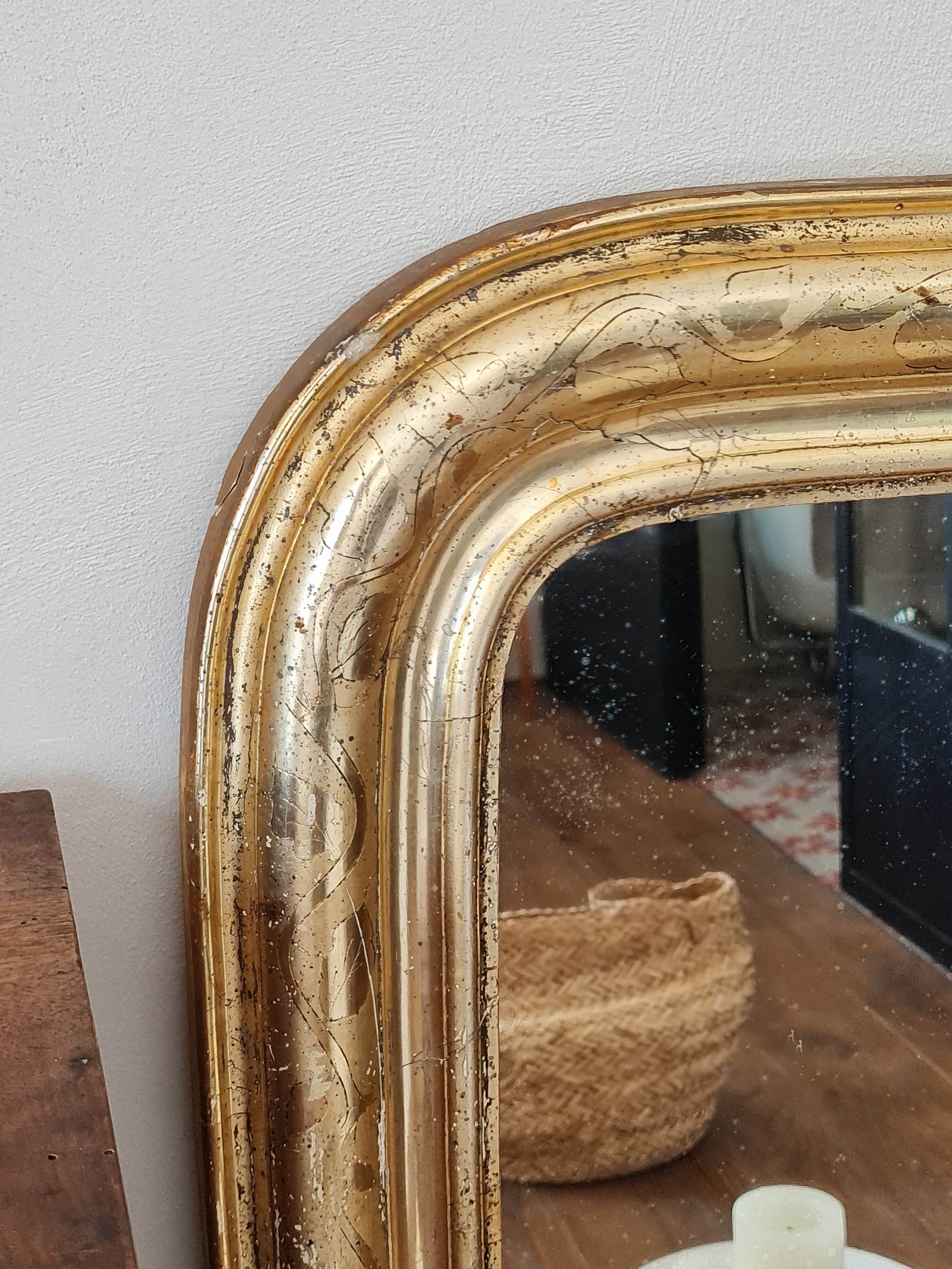 Mirror Louis Philippe former 109x 77