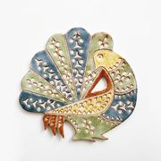 Biot ceramic wall sculpture or centerpiece by Dominique Perot. France, 1970s