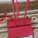 1980s red metal floor lamp