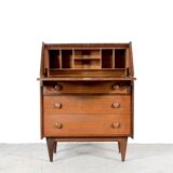 Vintage Danish Style Bureau / Cabinet In Afromosia By A. Younger