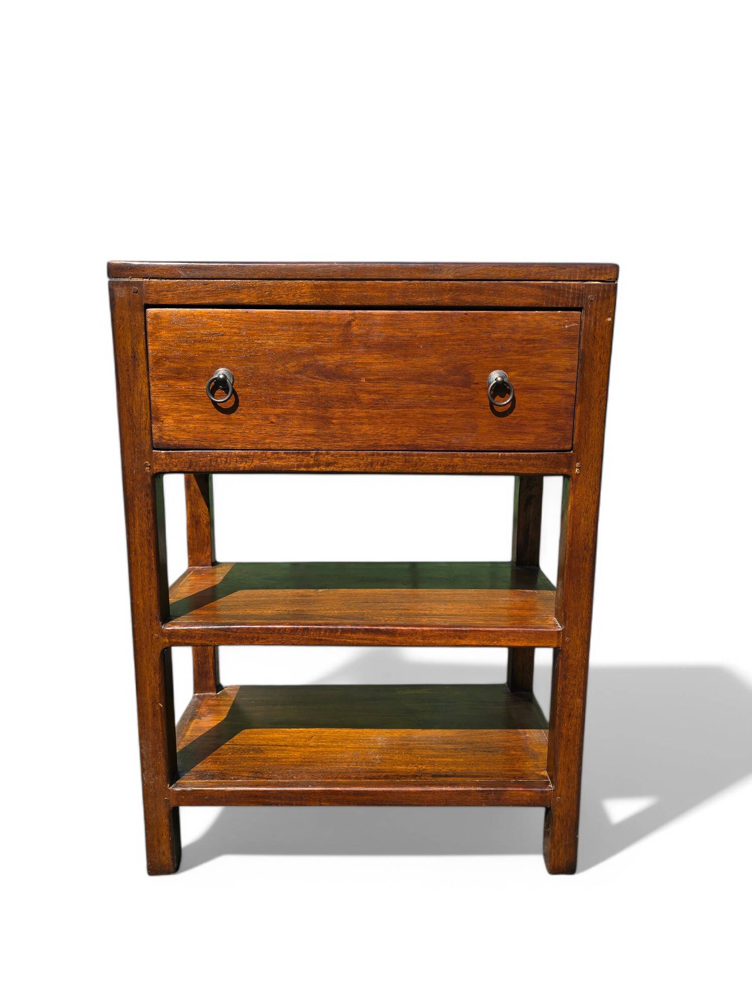 Solid wood bedside table