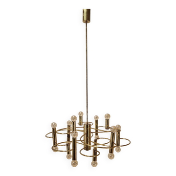 Mid Century Chandelier Designed by  Sciolari, 1970's