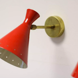 Wall lamps in the style of Italian creations of the 50s