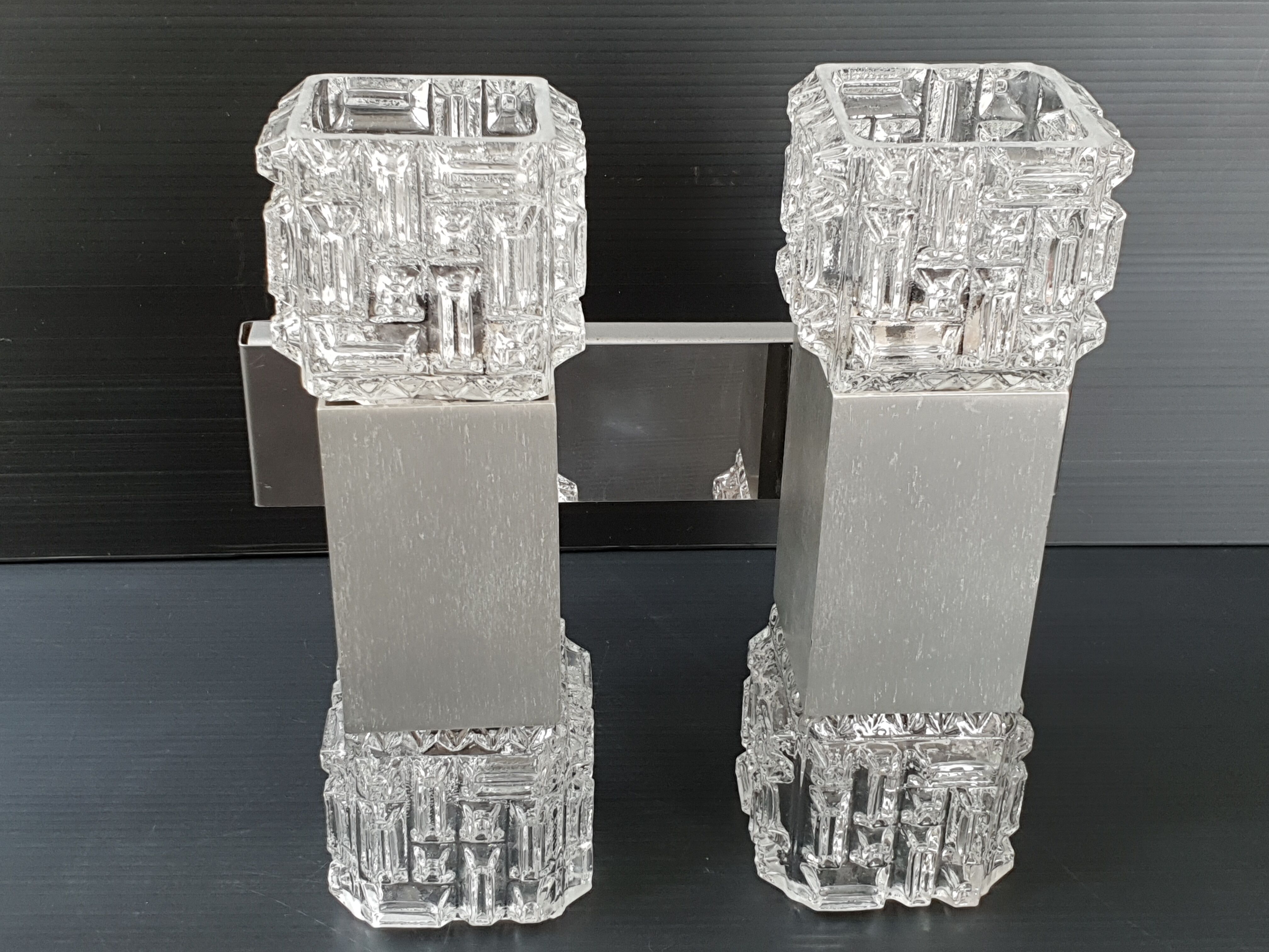 Pair of vintage wall lamps 1960