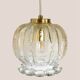 BREDA Jugošik * Small Pendant Lamps * Amber glass Lighting * MCM Rewired Light * Vintage Ceiling L