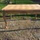 Louis XV style table in stripped and lightened oak