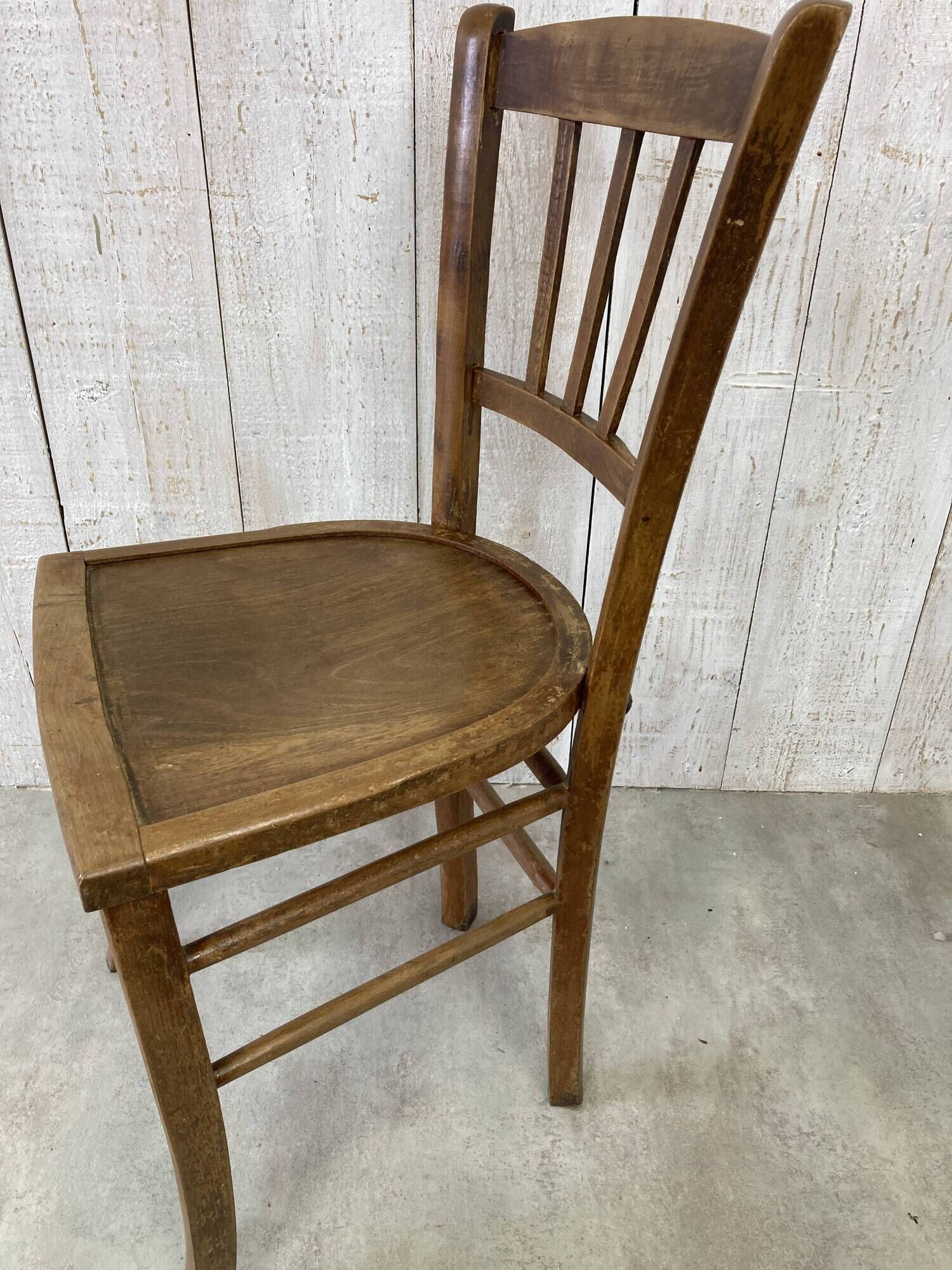 Mismatched bistro chairs x4