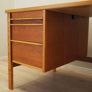 Ash desk, Norwegian design, 1970s, production: Norway