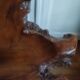 Exotic wood armchair