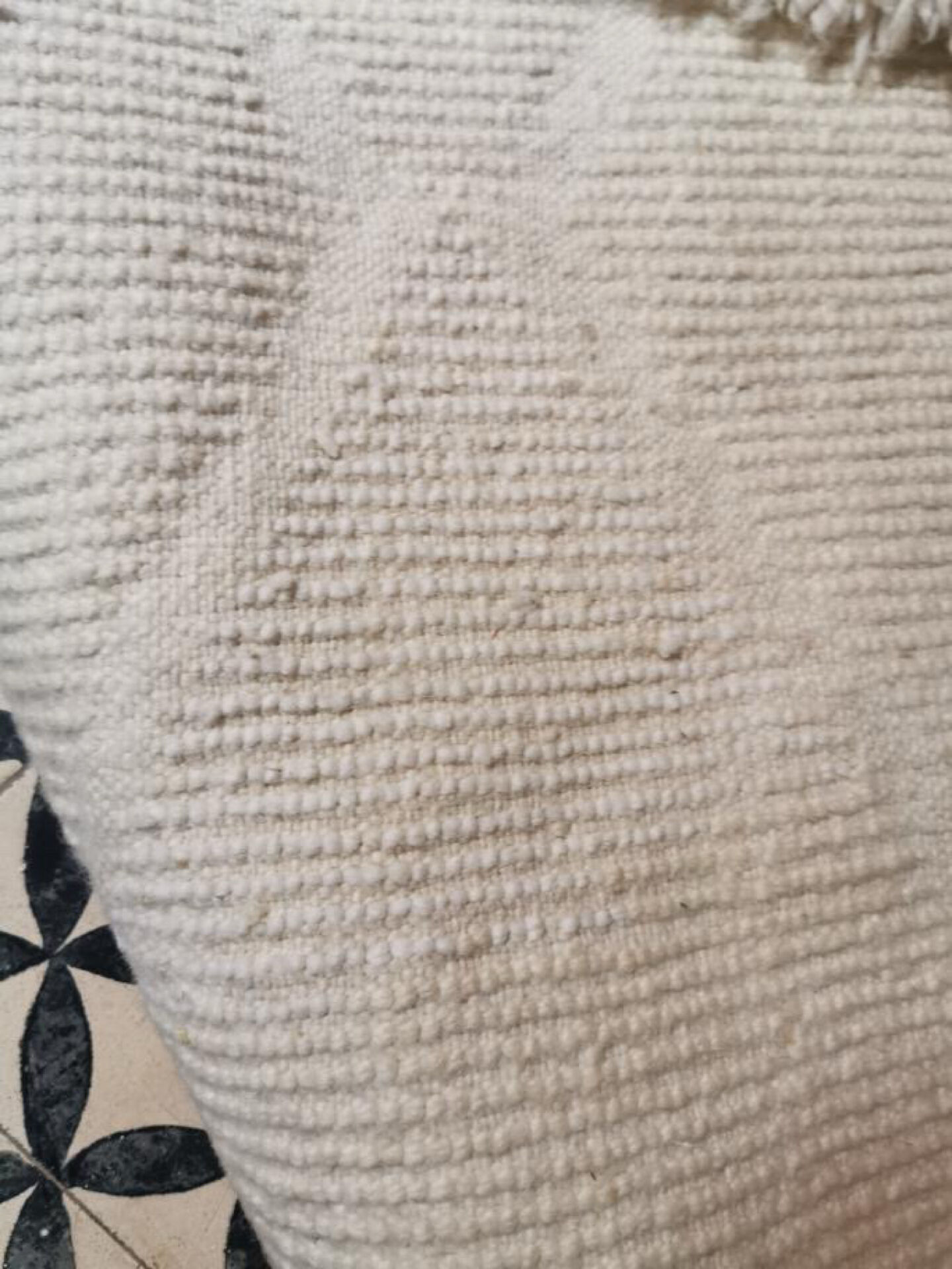 Ecru Berber rug
