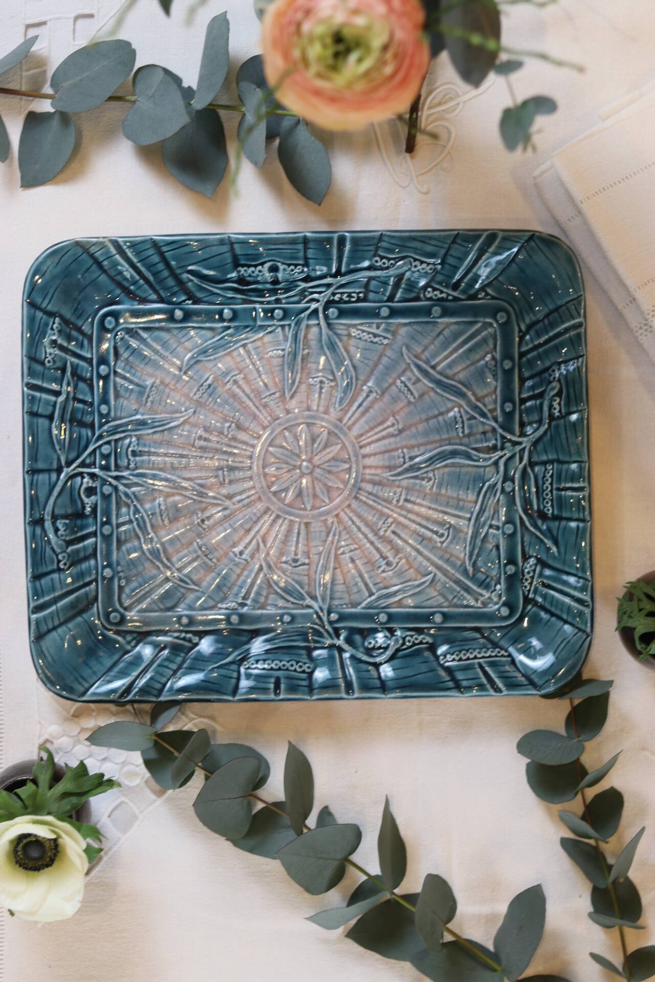 Large slip dish circa 1900