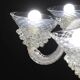 Extraordinary 6 Light Rostrato Murano Glass Chandelier by Barovier & Toso,