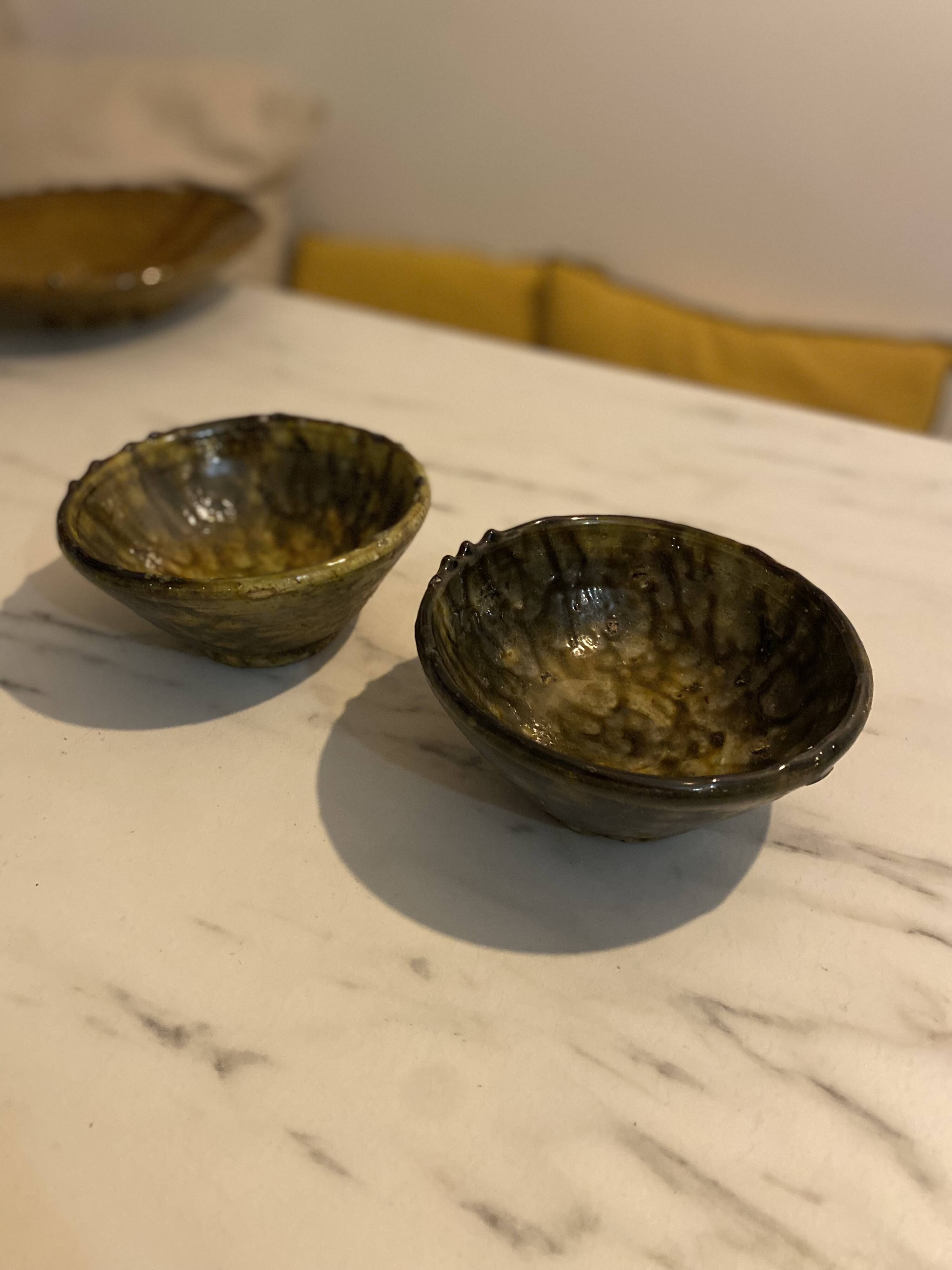 Glazed terracotta bowl