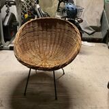 Rattan armchair