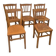 Lot de chaises bistrot