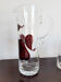 Carafe service and glass with orangeade or bohemian crystal water