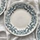 12 flat ironware plates “Louis XVI” Saint Amand and Hamage