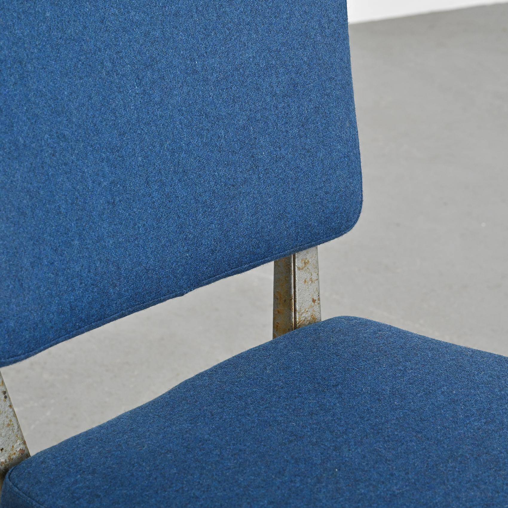 Chaise en métal de Cansado, circa 1960