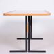 Mid-Century Modern Ash & Steel Dining Table, 1960s