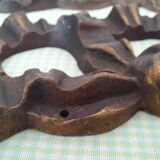 Éléments de décoration en laiton doré