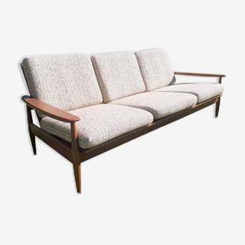 Canapé scandinave teck 1960