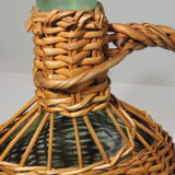 Rattan bottle vintage