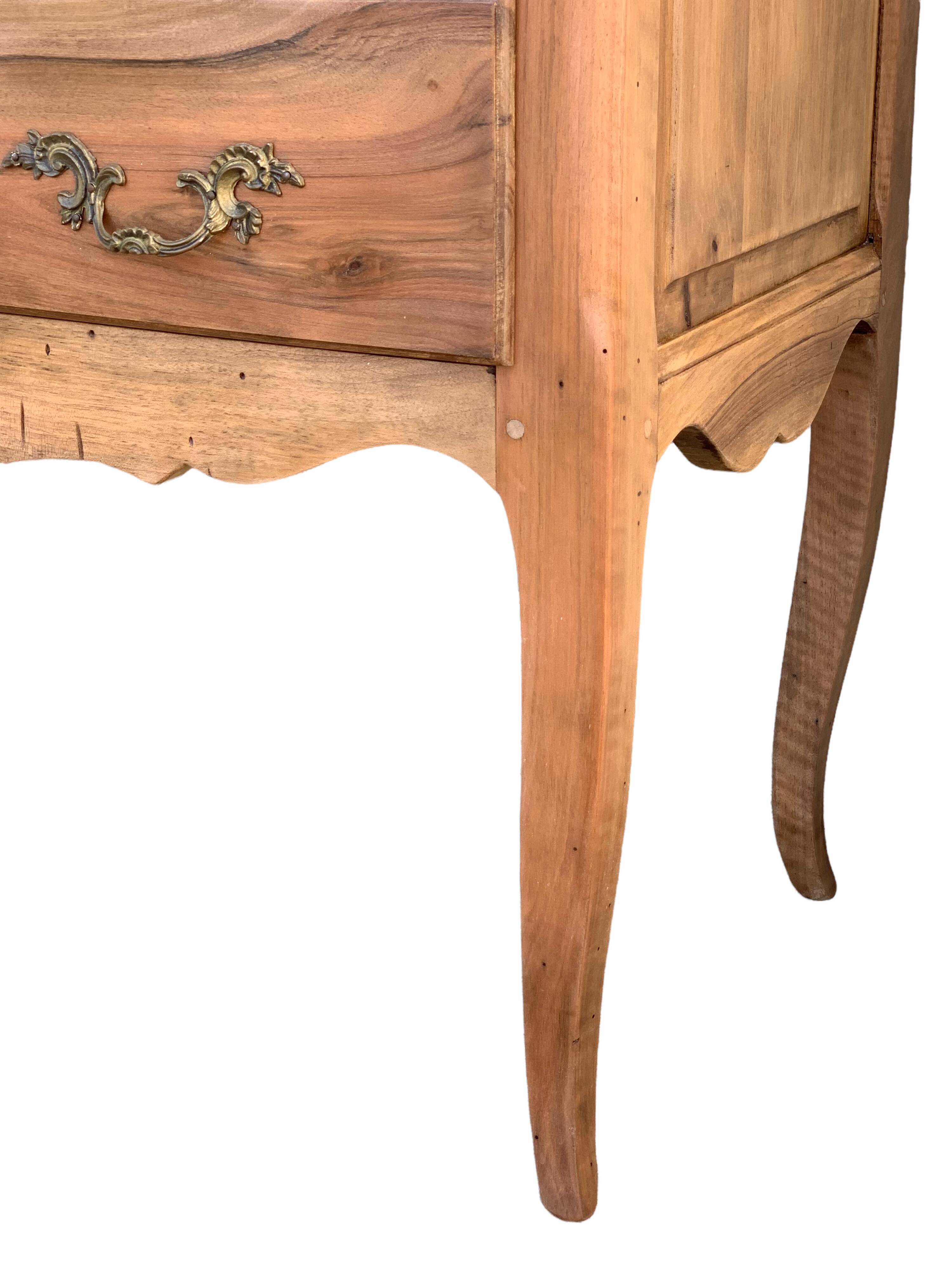 Solid raw walnut jump cabinet