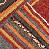 6x9 Striped Vintage Kilim Rug, Home Decor Carpet, 175x276Cm