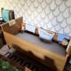 Wooden baby bed
