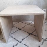 Travertine pull out tables