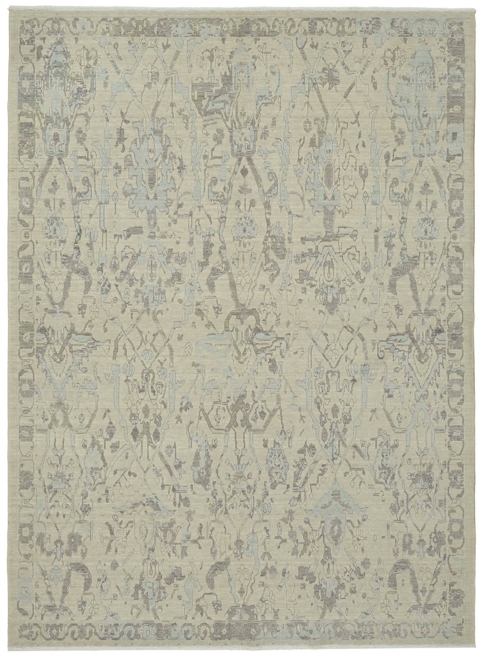 Turkish Handcrafted Loom Oushak Rug 217 cm x 297 cm