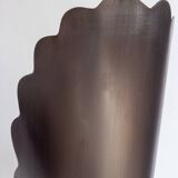 Pair of brushed steel lamps⎮60s, 70s