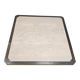 Vintage belgochrom 23kt gold and travertine coffee table , 1970s