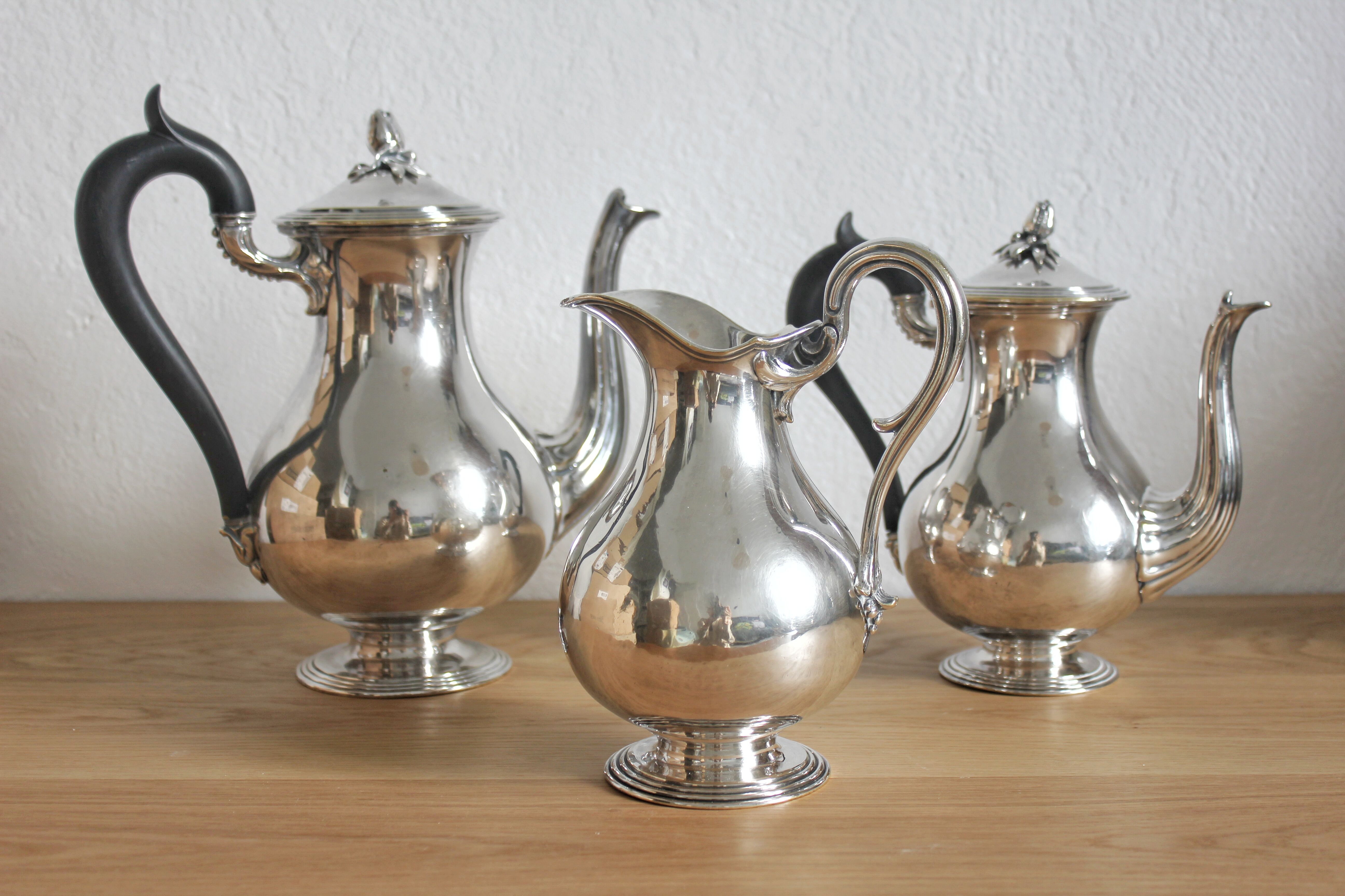 Christofle silver-plated milk jug