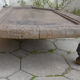 Ancient indian coffee table - massive teak