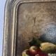 Large still life with fruits from the 19th century – oil on canvas and gilded frame – in superb condition.