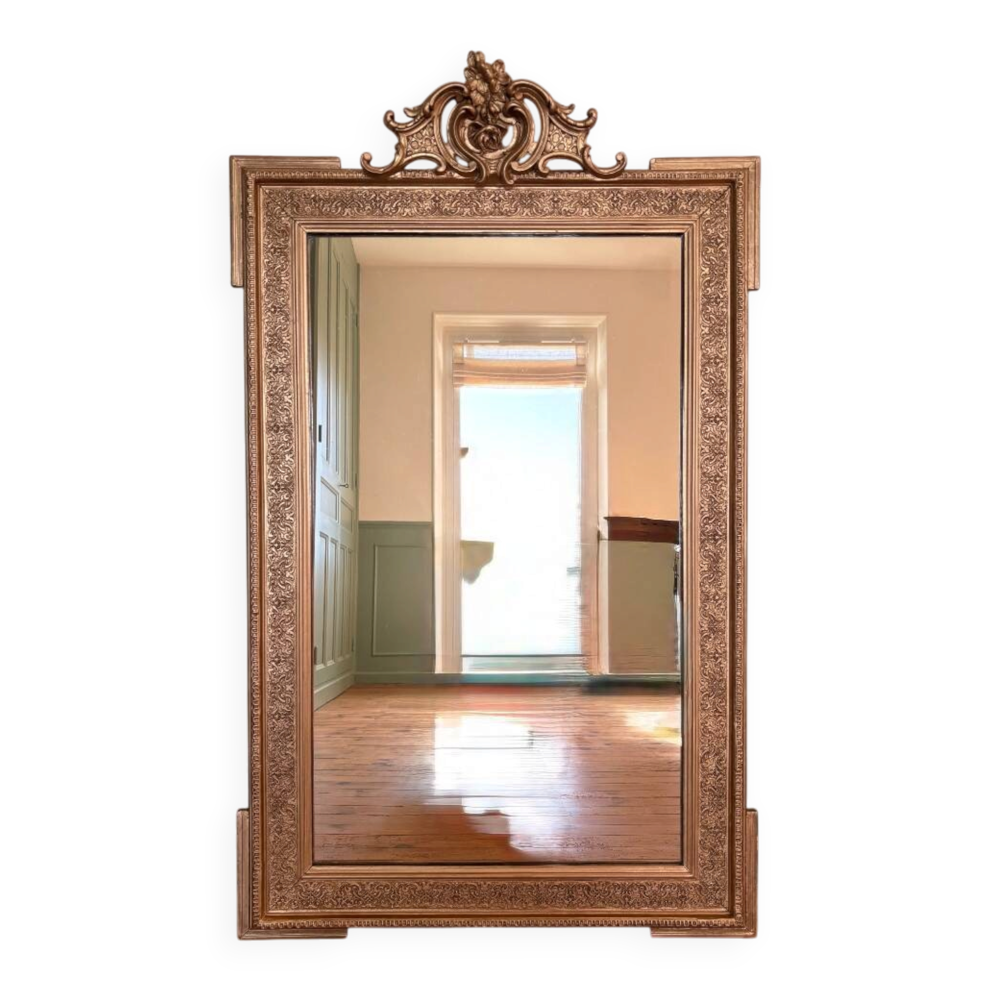 Miroir Napoléon III à fronton