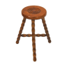 Ancient solid wooden stool