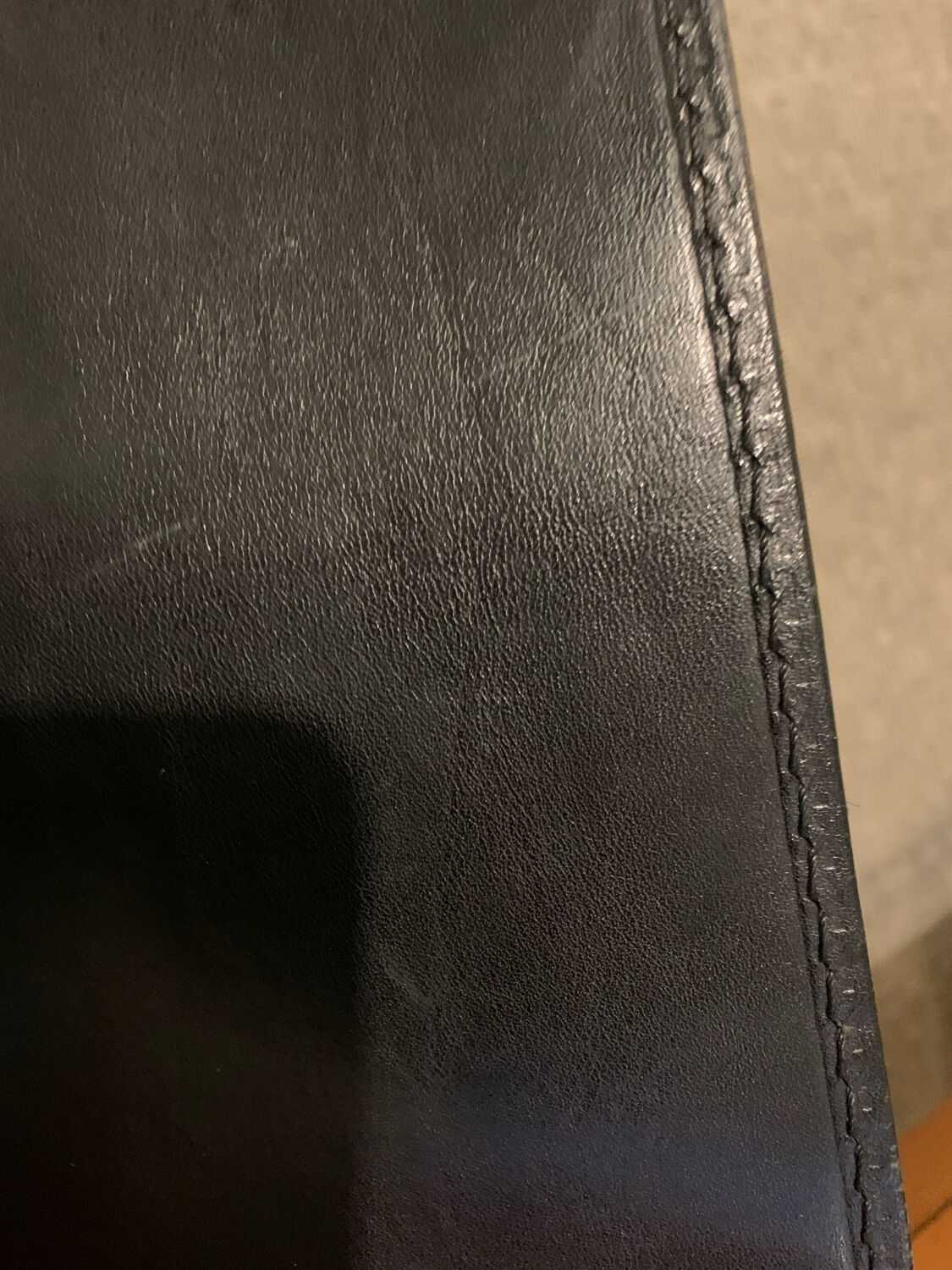 Cassina leather armchair