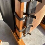 Pair of Scandinavian safari armchairs, 1970s