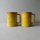 2 mugs en céramique de Paul Badié poterie de la Brague années 70