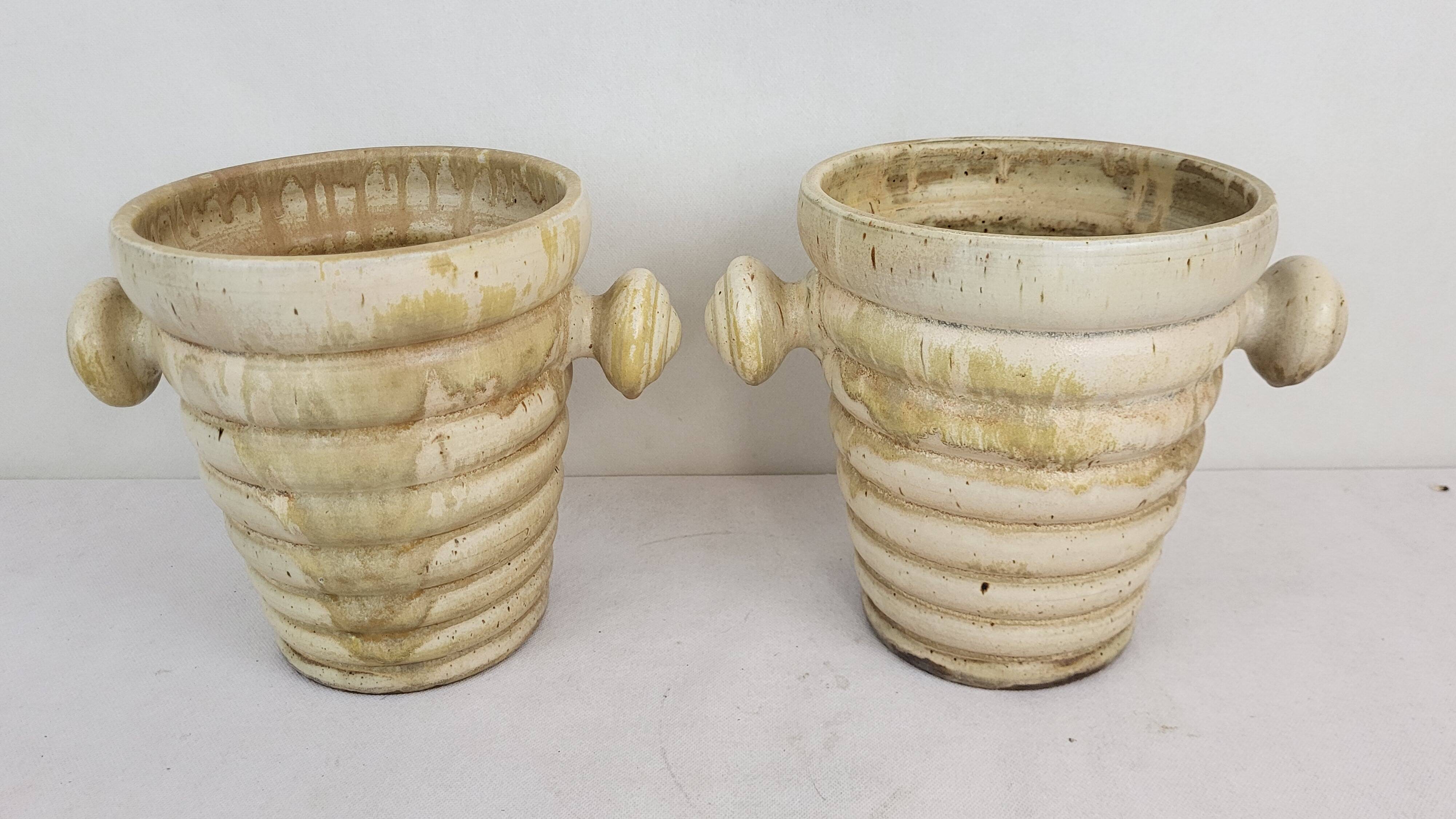 Stoneware Flower Pot Puisaye