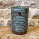 Turned glazed stoneware vase