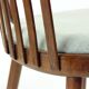 Ensemble de 4 chaises de salle à manger en chêne foncé courbé par Jitona, Tchécoslovaquie 1960