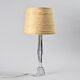 Crystal table lamp by Daum, France, 1970s