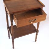 Wooden bedside cabinet