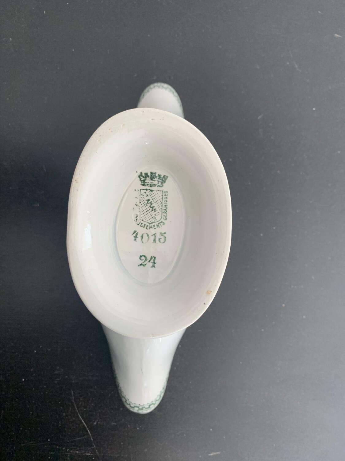 Saucière Faïence St-Amand-les-Eaux 1932