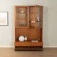 Classic two-piece display cabinet by Poul Hundevad, 1960s