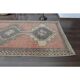 Orange Brown Turkish Vintage Oushak Wool Handmade Rug Runner 122x365